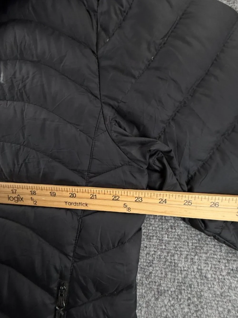 Marmot Men 600 Fill Black Down Insulated Winter Jacket Size Large Zip Pockets